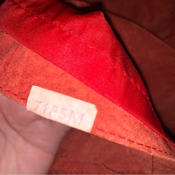 Bagatelle Rust Orange Leather Fringe Western Skirt M - Picture 3 of 11